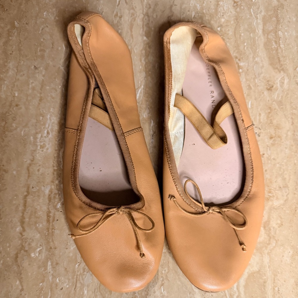 Loeffler Randall Tan Ballet Flats